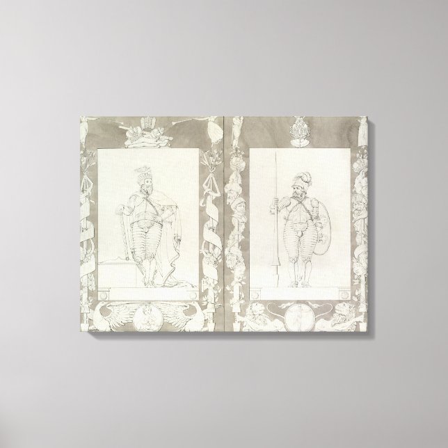 Toile Charlemagne et Heymon, 1804-5 (Recto)