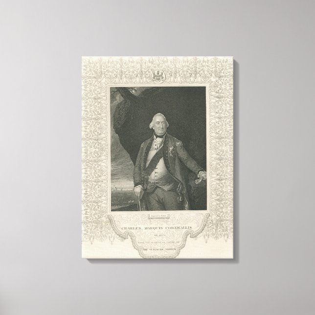 Toile Charles Cornwallis (Recto)
