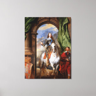 Toile Charles I à cheval par Van Dyck