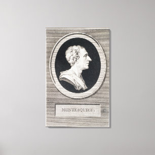Toile Charles Louis de Secondat, Baron de Montesquieu