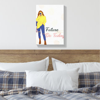 Toile chase ur goal wall art