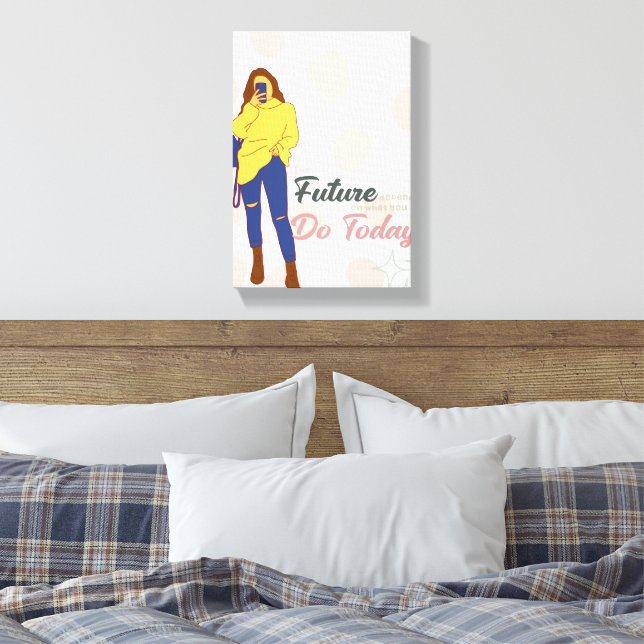 Toile chase ur goal wall art (Insitu(Chambre))