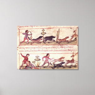 Toile Chasse de cerfs communs