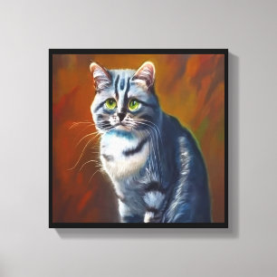Toile Chat Australian Mist 