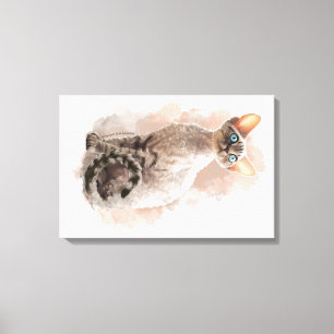Toile Chat de Devon Rex