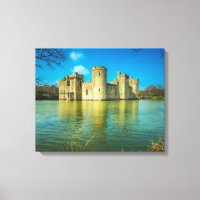 Château de Bodiam pittoresque dans East Sussex Eng