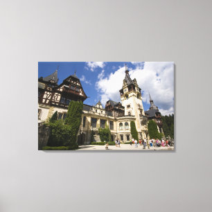 Toile Château de Peles du 18ème siècle, Sinaia, Roumanie