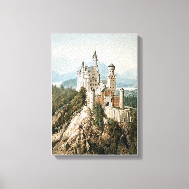 Toile Château de Schloss Neuschwanstein (Recto)
