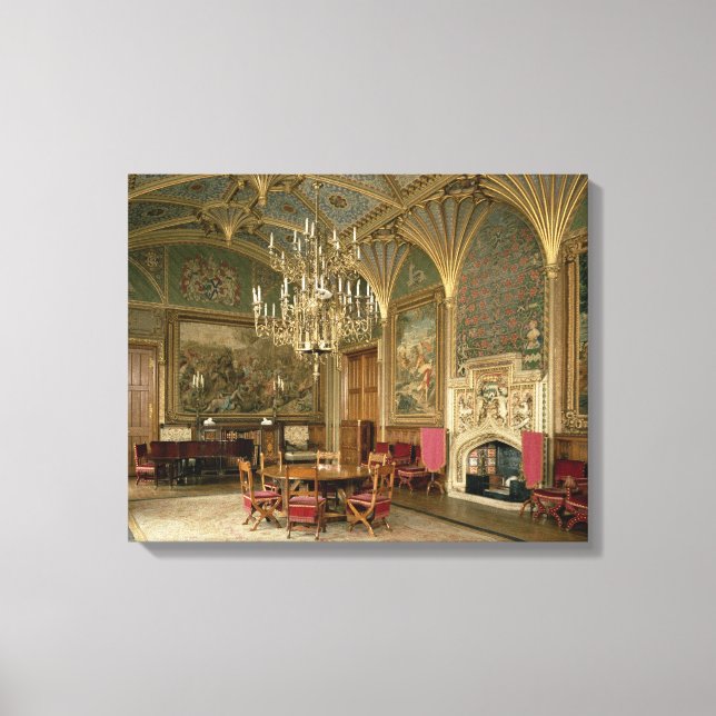 Toile Château d'Eastnor, Herefordshire : le dessin (Recto)