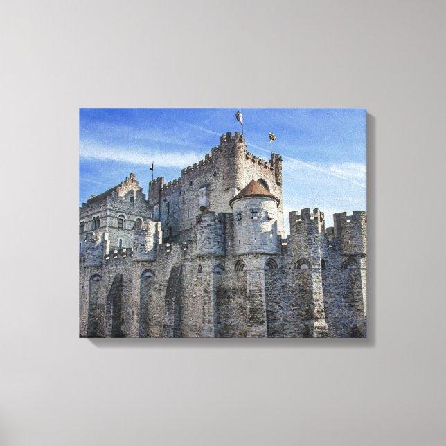 Toile Château des Comtes de Gand (Recto)