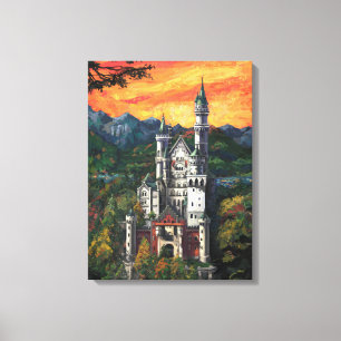 Toile Château Schloss Neuschwanstein