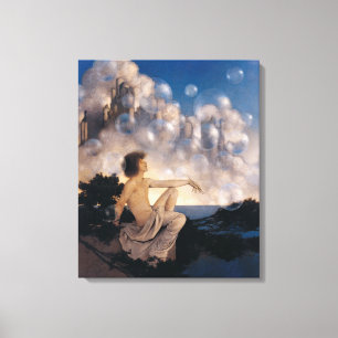 Toile Châteaux en Espagne de Maxfield Parrish 1904 Fanta