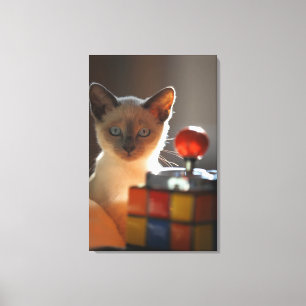Toile Chaton siamois 2
