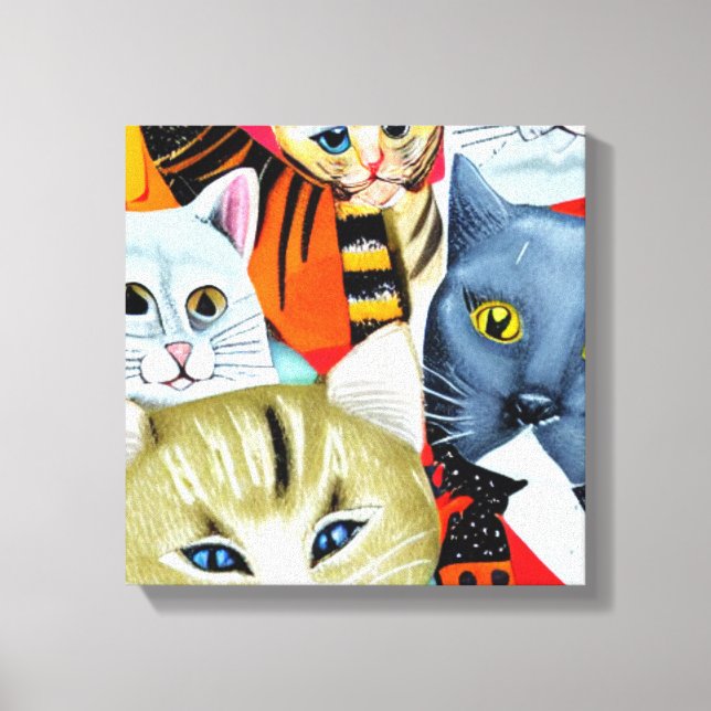 Toile Chats Beaux et Beaux (Recto)