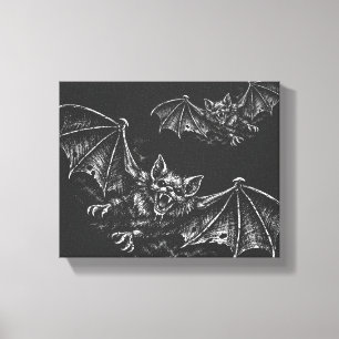 Toile Chauve-souris plongeante - par BurnsInHell