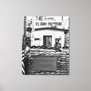 Toile Checkpoint Charlie Berlin