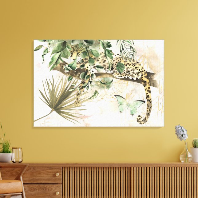 Toile Cheetah se cacher dans la jungle (Insitu(Salon))