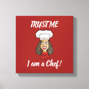 Toile Chef femme