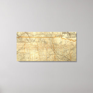 Toile Chemin de fer de St Paul, de Minneapolis et de