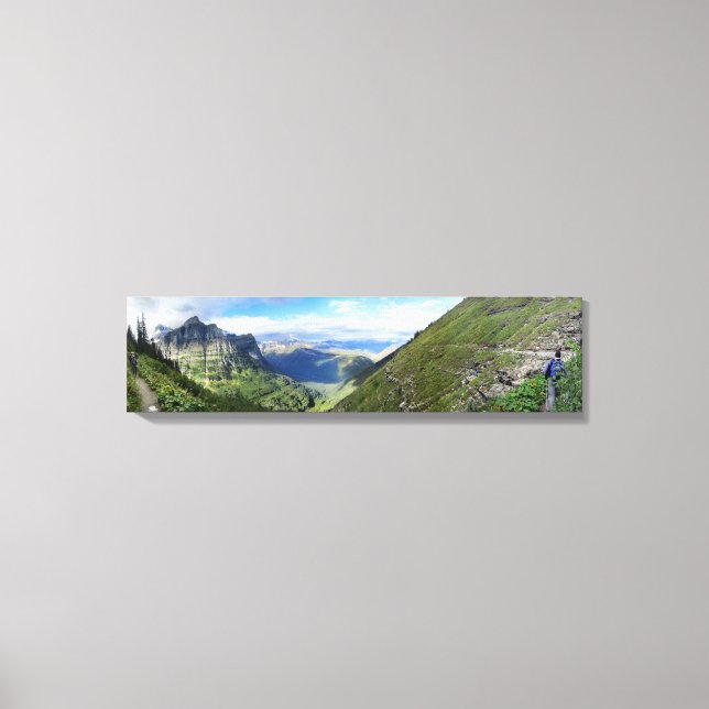 Toile Chemin de fer - Parc national des Glaciers (Recto)