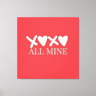 Toile Chemise de la Saint-Valentin XOXO TOUT MINE - Conc