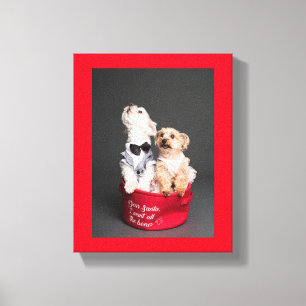 TOILE CHER PÈRE NOËL, JE VEUX TOUS LES OS