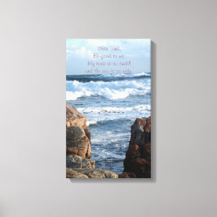 Toile Cher Seigneur sois bon pour moi Ocean Canvas