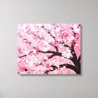 Toile Cherry Blossom Splendor Art Japonais