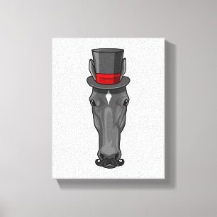 Toile Cheval avec Cylindre