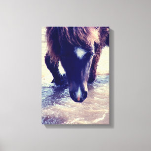 Toile Cheval de natation