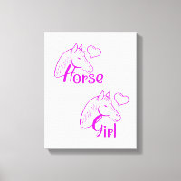 Cheval fille en violet avec tête de cheval Police
