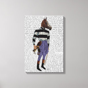 Toile Cheval Racing Jockey Full