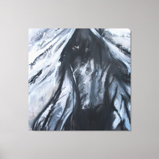 Toile cheval sombre