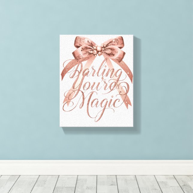 Toile Chic Self Love and Empowerment Message (Insitu (Plancher de Bois))