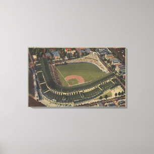 Toile Chicago, Illinois - Wrigley Field Cubs