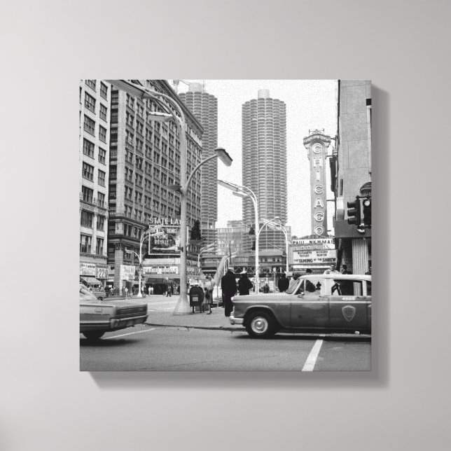 Toile Chicago State Street 7 mai 1967 James Bond (Recto)