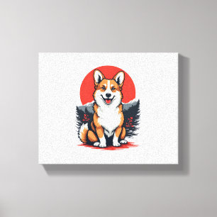 Toile Chien Akita Inu