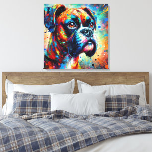 Toile Chien Chien Chien Chien Chien Chien Turquoise Chie