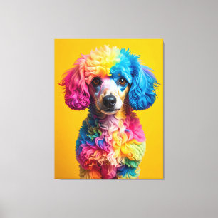 Toile Chien Coloré