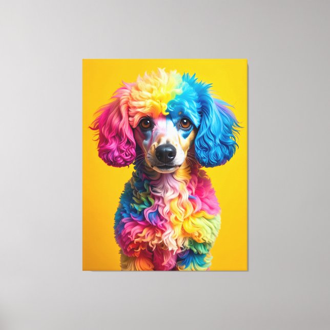 Toile Chien Coloré (Recto)