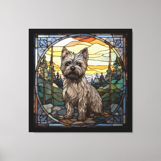 Toile Chien de Cairn Terrier (Recto)