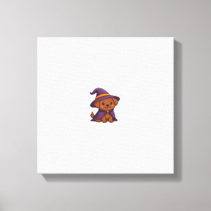 Toile Chien effrayant mignon � Kawaii chiot Halloween T-