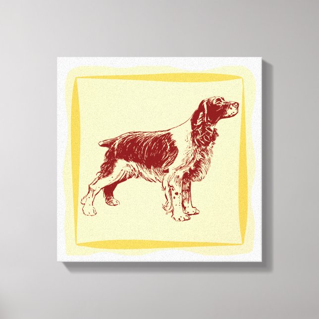 Toile Chien espagnol (Recto)