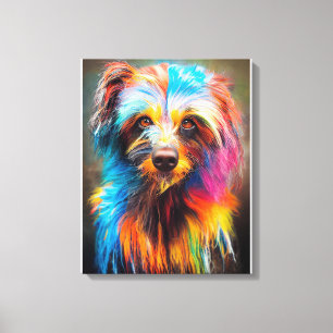 Toile Chien Teckel animal animal familier animal adorabl
