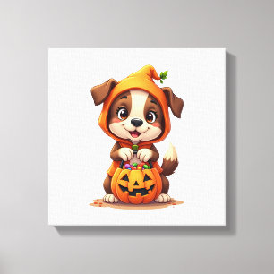 Toile Chien Trick or Treat � Chemise de chiot Halloween