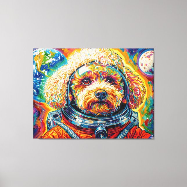 TOILE CHIENS DANS L'ESPACE-CANICHE 12 (Recto)