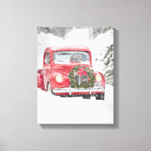 Toile Chiens dans un camion