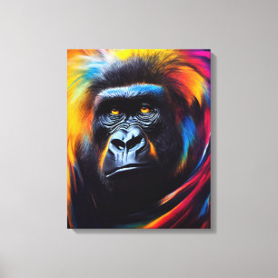 Toile Chimpanzé Ape Animal Discovery Adventure Nature