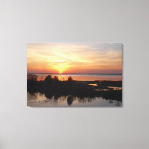 Toile Chincoteague Sunset II Virginia Paysage