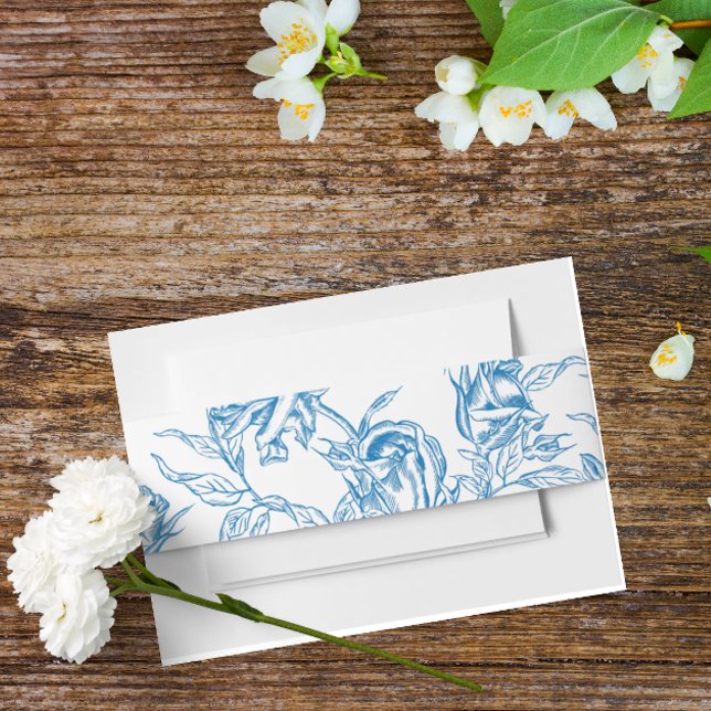 Toile Chinoiserie French Blue Bly Band (Von Creator hochgeladen)